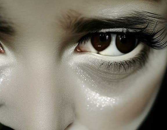 Eyes Without a Face: Ultra-Detailed Photorealistic Image