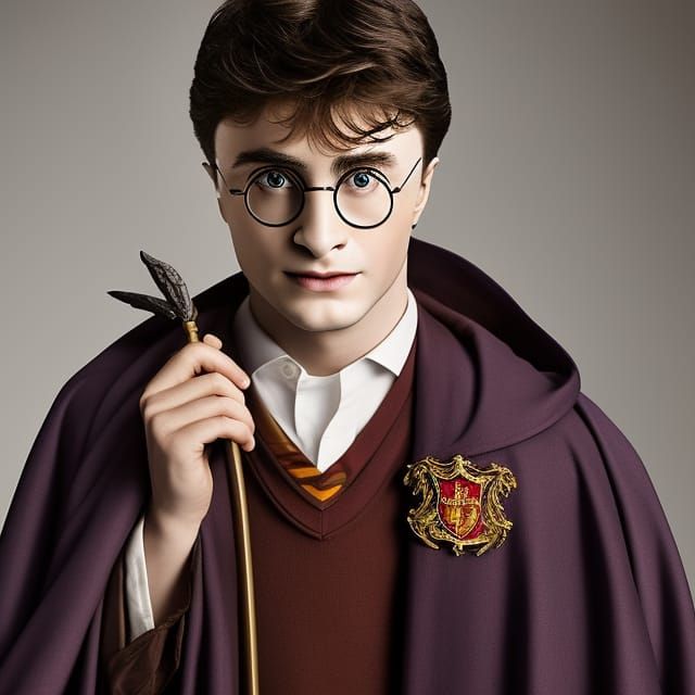 Harry Potter Portrait in 8K Resolution