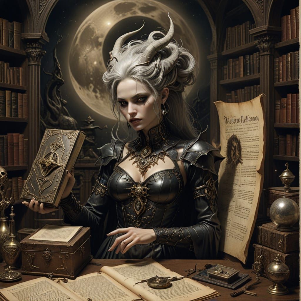 Mystical Study of the Supersized Sorceress