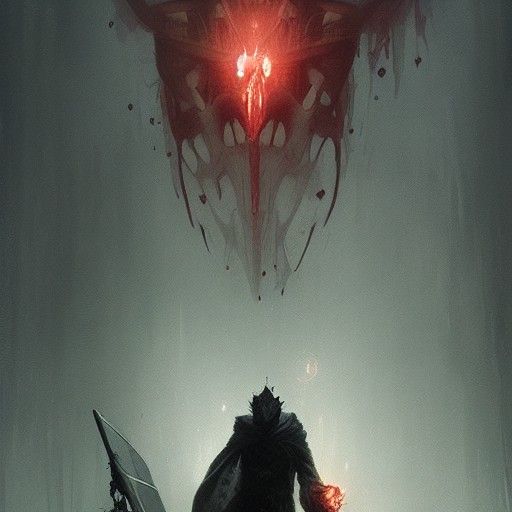 Sinister Sacrifice in Dark Fantasy Style