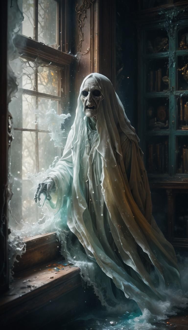 Detailed Hyperrealistic Portrait in Splash Art Style