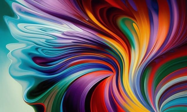 Molecular Gem Skeleton: Hyperdetailed Psychedelic Art