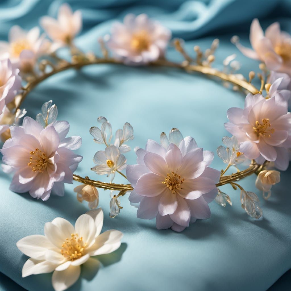 Ethereal Fantasy Glass Crown Masterpiece