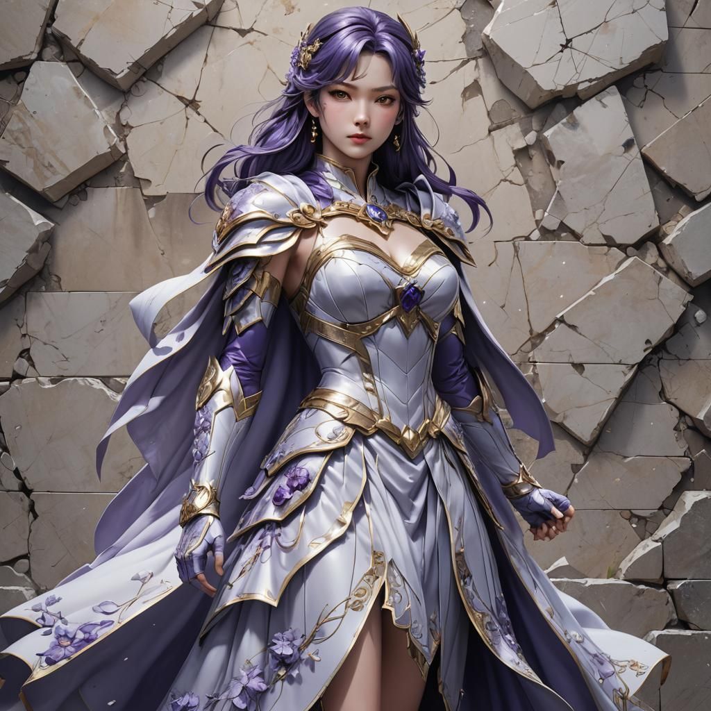 Superhero Crashing Through Marble Wall in Jim Lee Style