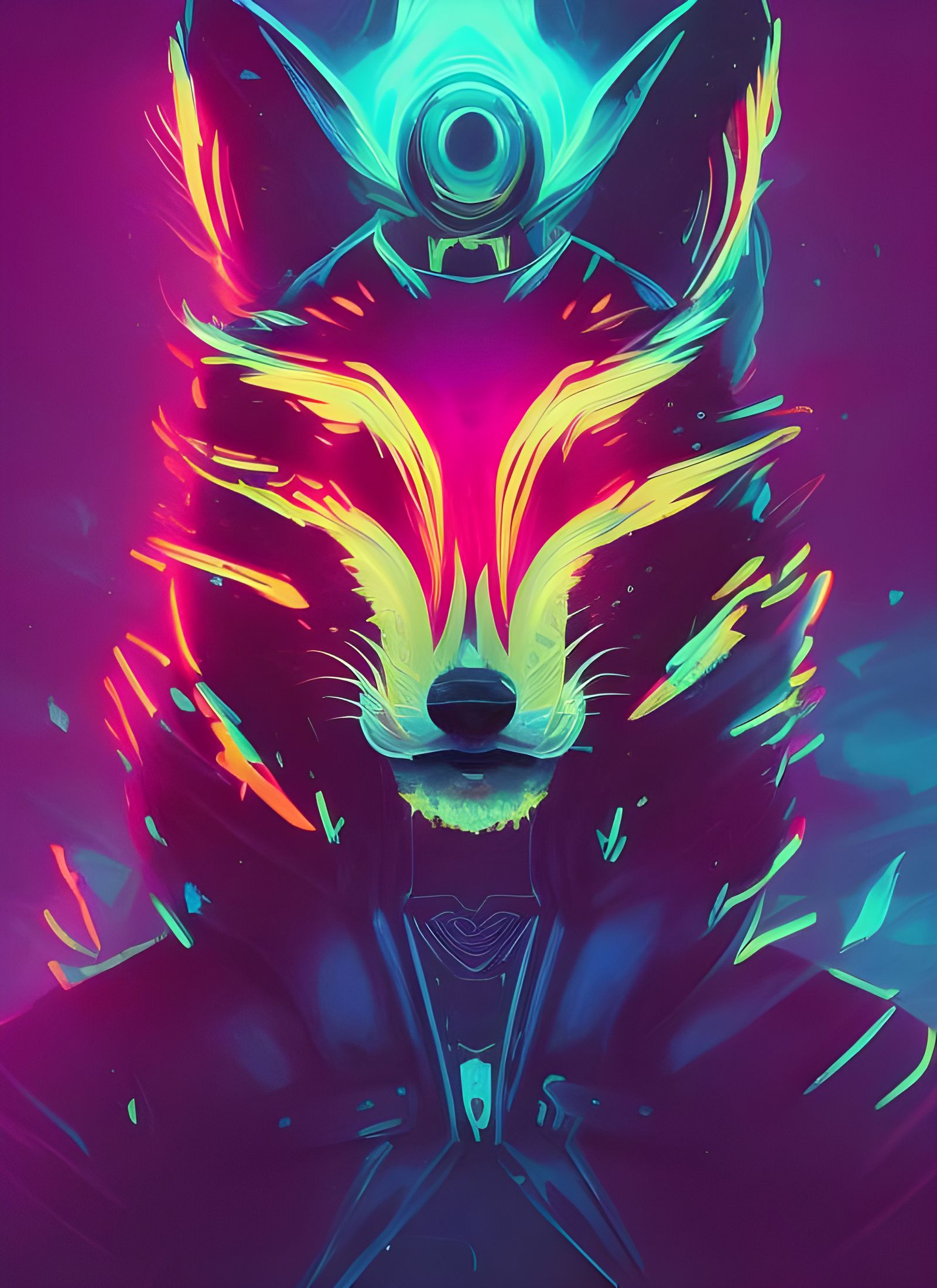 Cool Cyber Fox