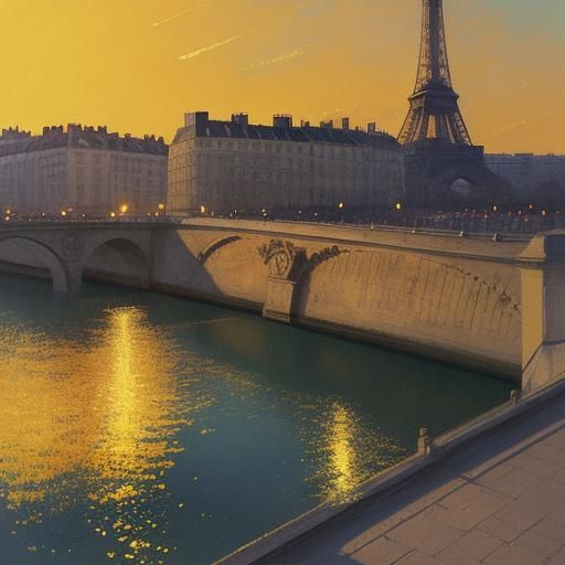 Warm Baguette in Paris: Hyper-Realistic Concept Art