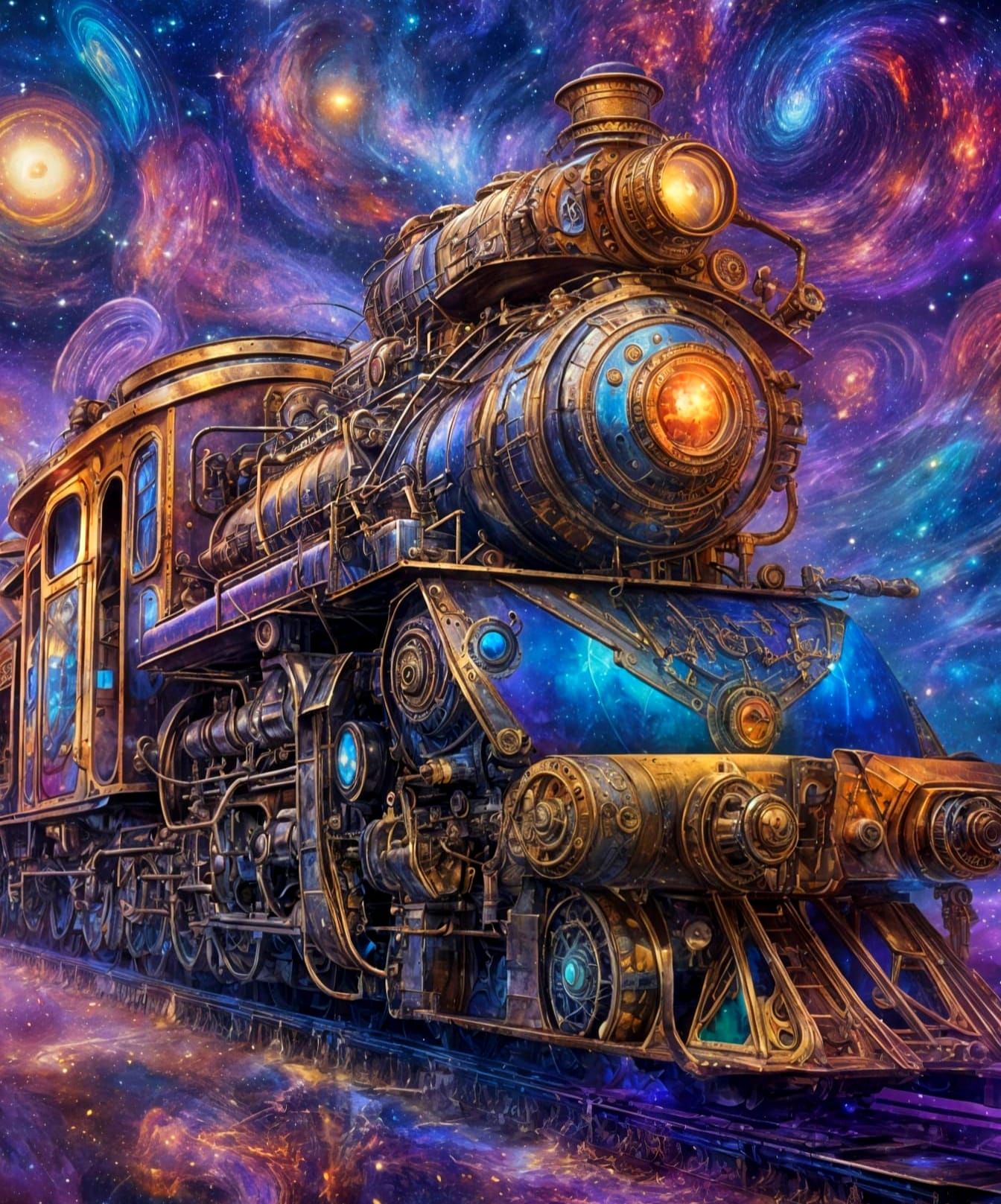 Intergalactic Steampunk Train