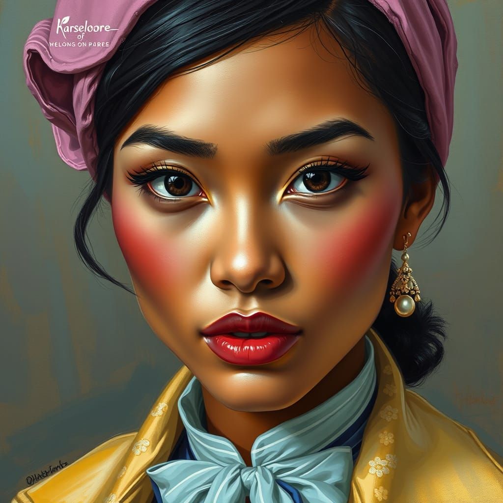 Woman with Hyperpigmentation in Elegant Attire