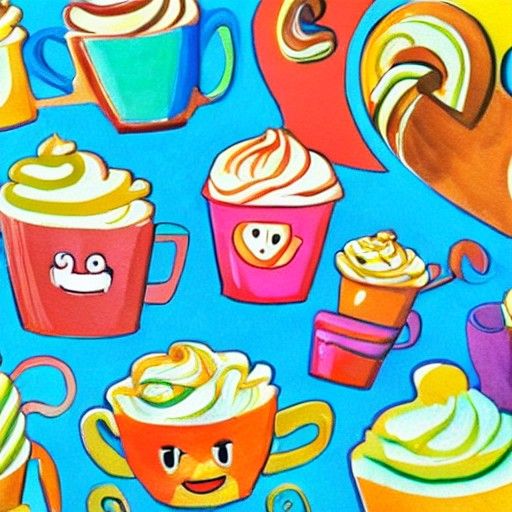 Angry Latte in a Candyland Wonderland