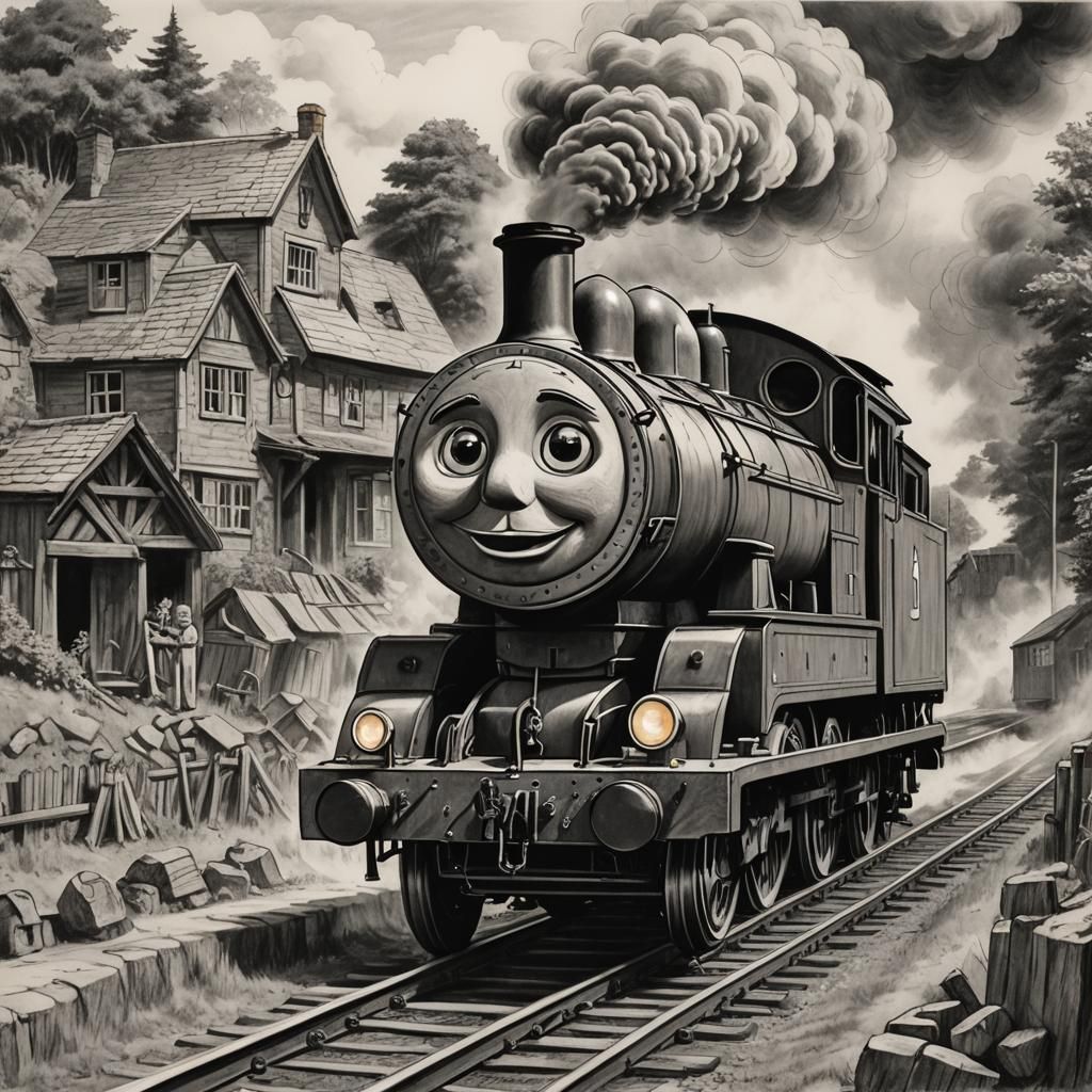 Thomas the Tank Engine: Charcoal Comic Book