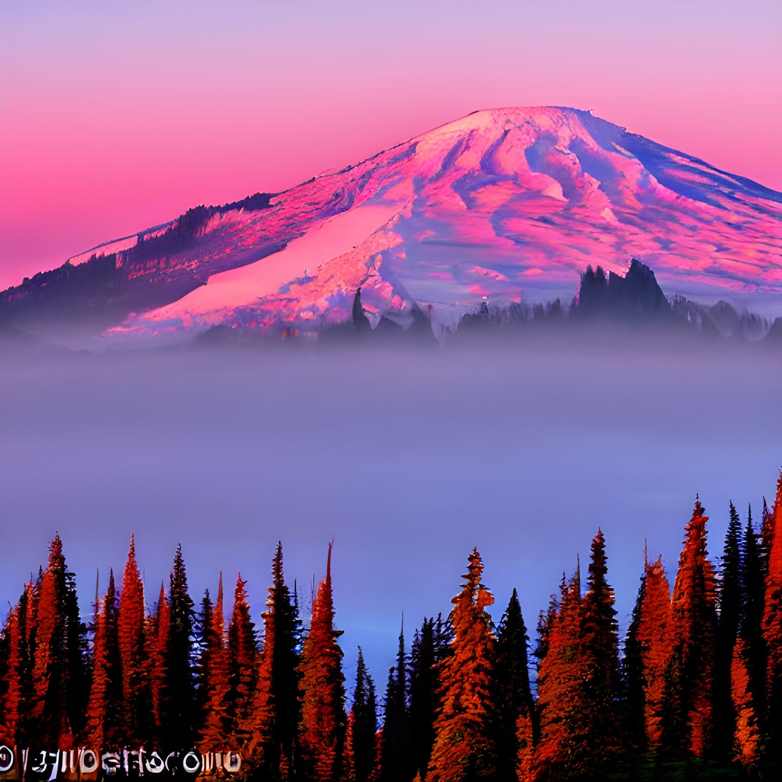 Mount Rainier Sunrise: Blazing Southern Edge