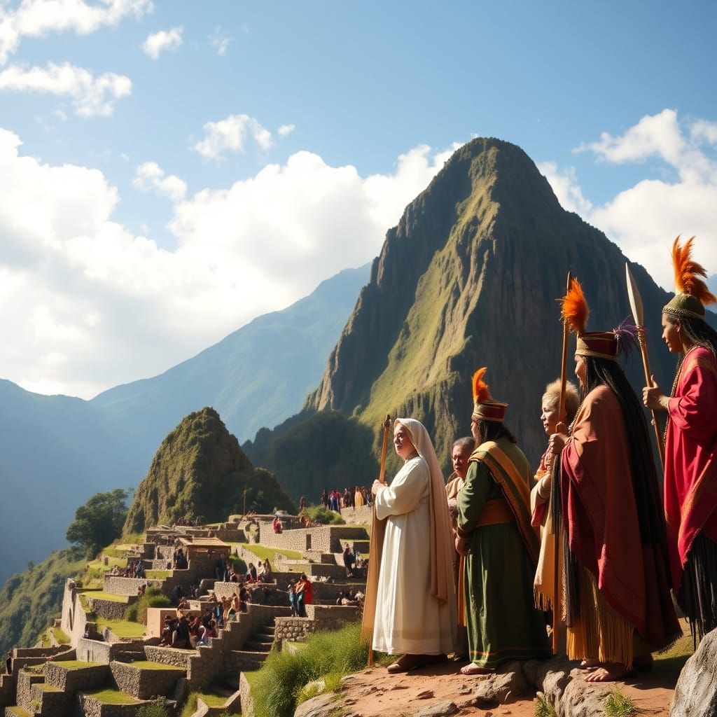 Pope Leo XIV Meets Ancient Peruvian Mystics at Machu Picchu