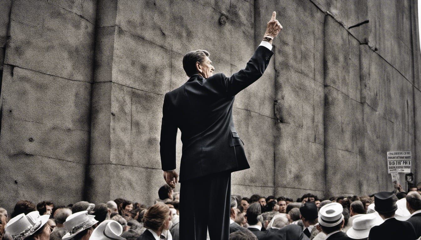 "Mr. Gorbachev, tear down this wall!"