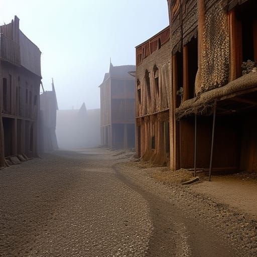 Abandoned Cul-de-Sac in Dusty Fantasy Alley