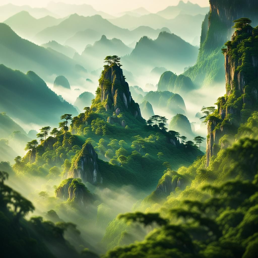 Avatar Hallelujah Mountain in Breathtaking Landscape Photogr...
