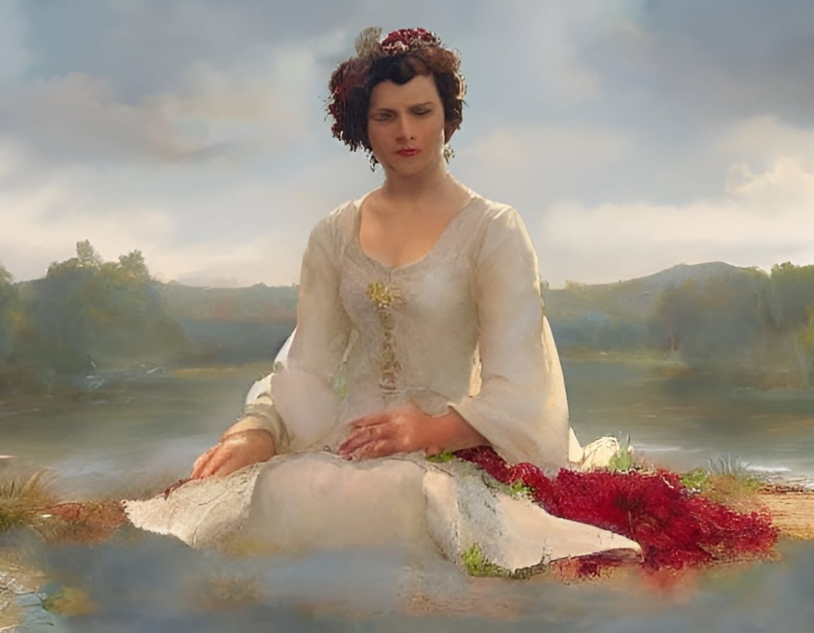 <lora:Water move:1.0> Andrew Wyath  and Andrea Kowch style