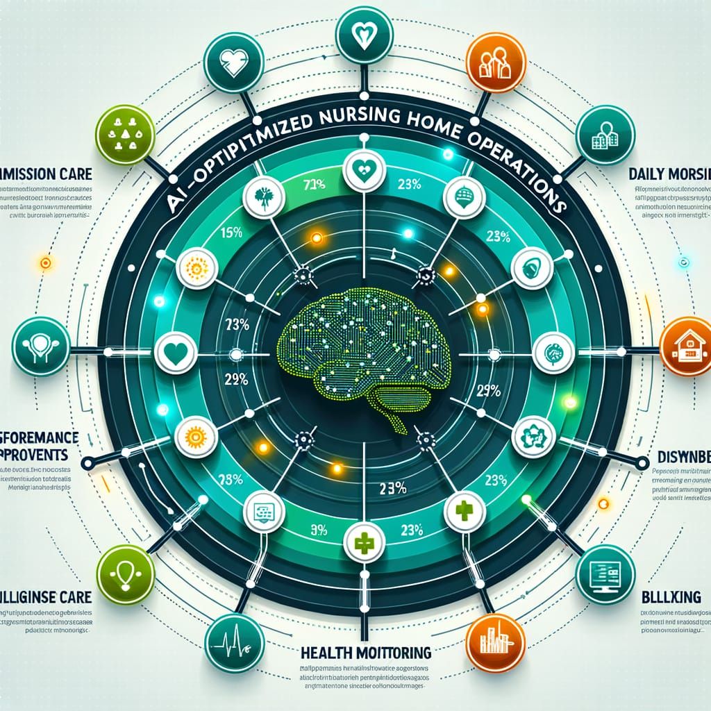 AI-Optimized Nursing Home Operations Workflow Infographic