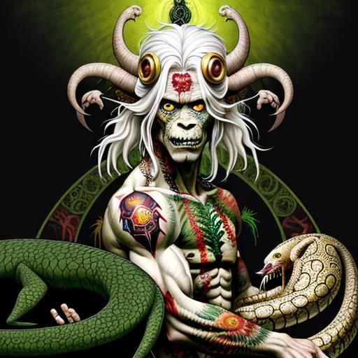 Surreal Contortionist in Detailed Fantasy Painting