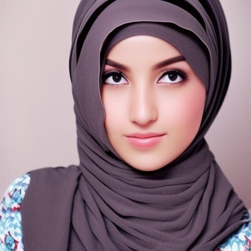 Hijab Woman in Natural, Modest Style