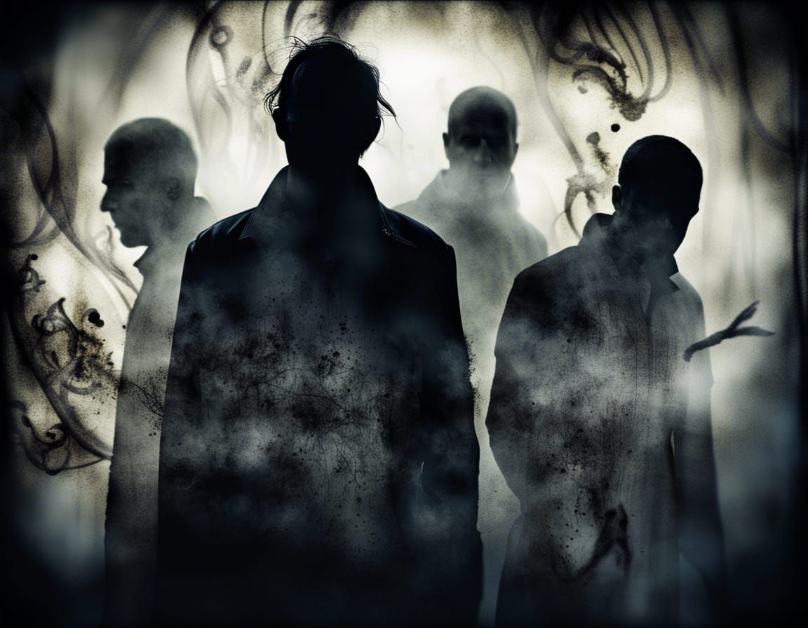 Haunting Portraits of Plague Victims in Dystopian Darkness