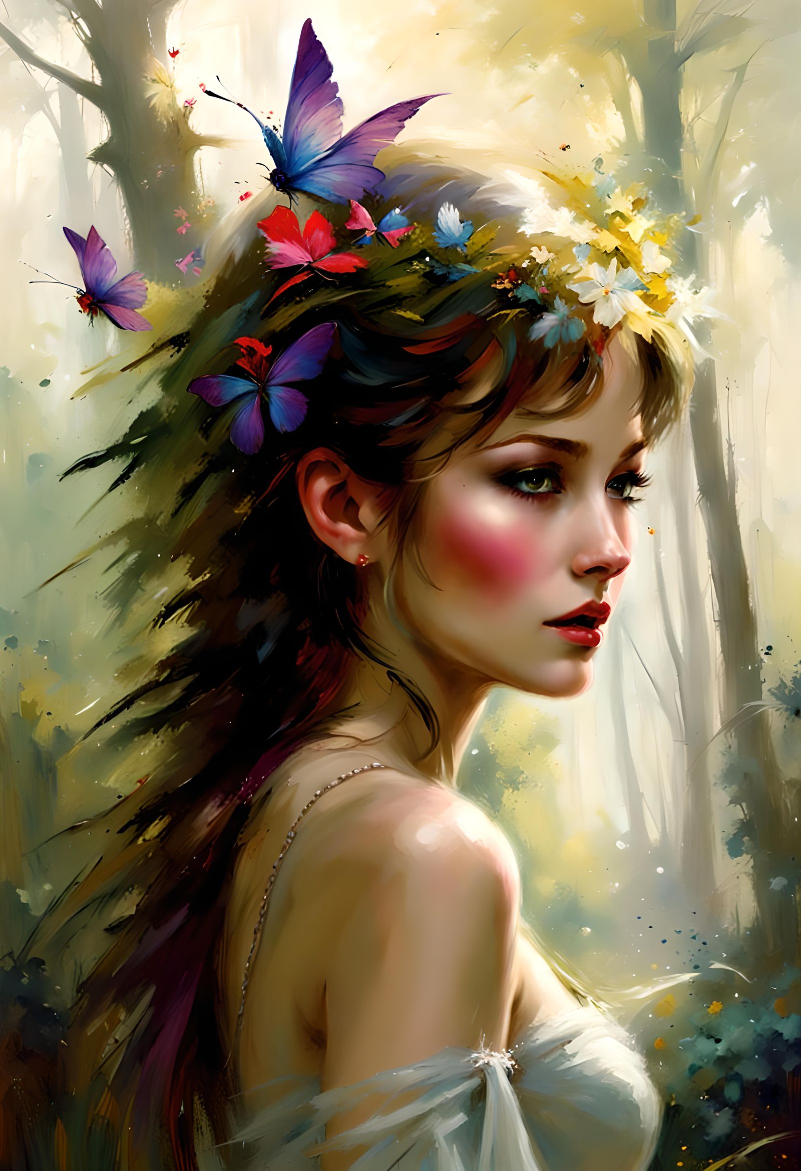 Beautiful fantasy fairy