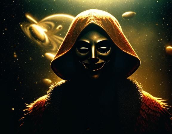 Space Wizard: Renaissance Horror Digital Art