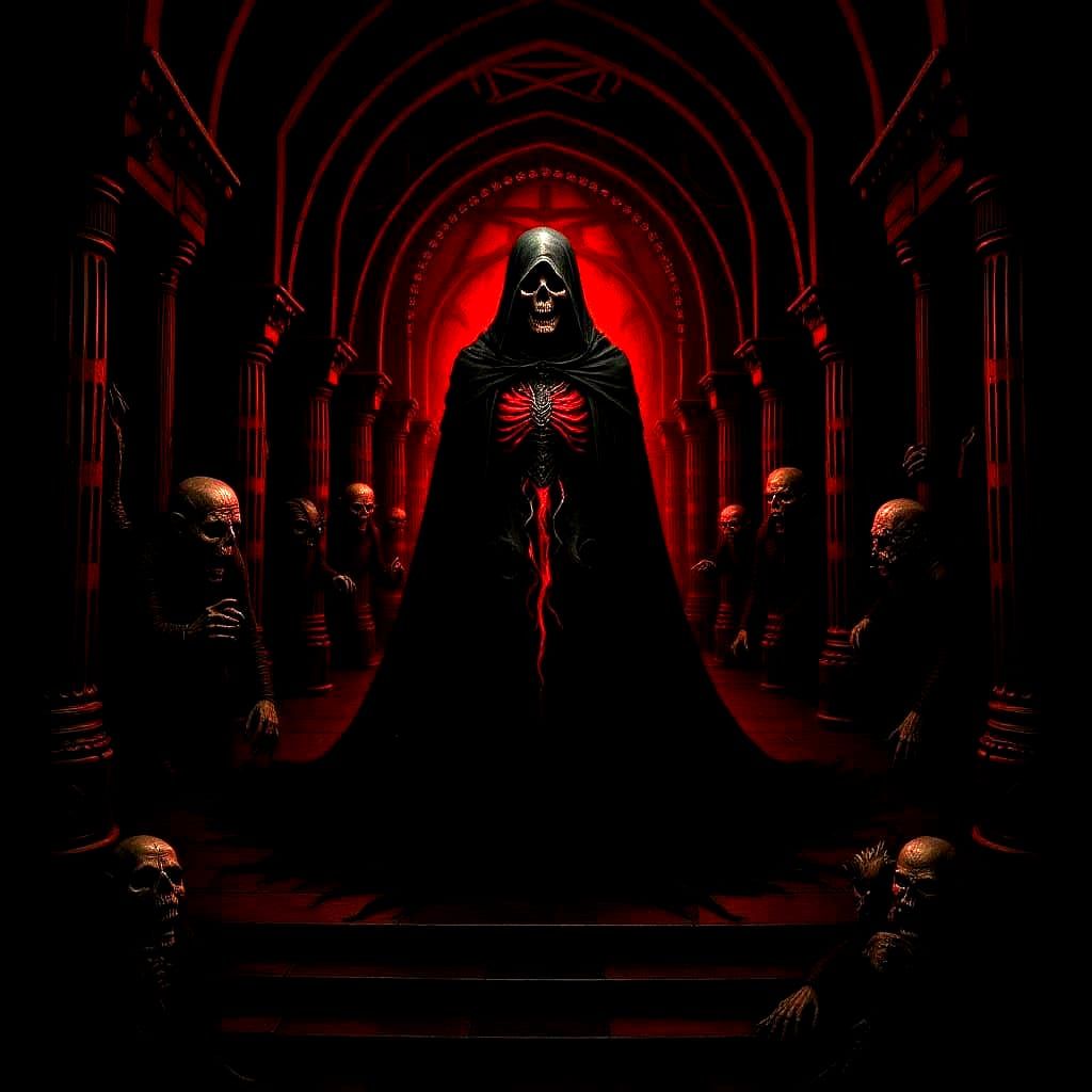 Dreadful Horrors in a Dystopian Dark Vision Masterpiece