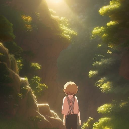 Lori Loud in Studio Ghibli Anime Style