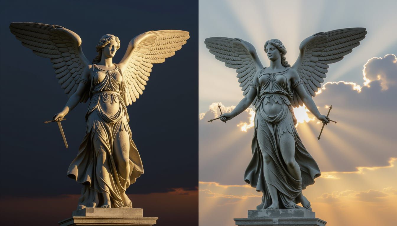 Winged Victory of Samothrace: Fragmented vs. Restored