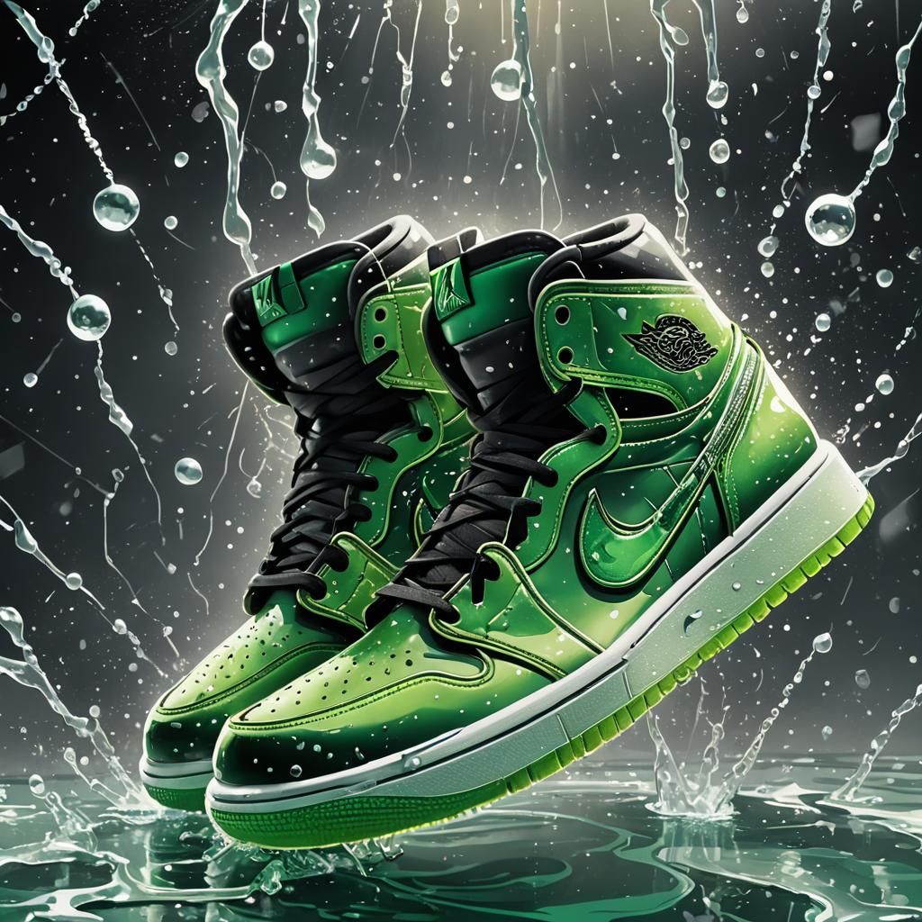 Air Jordan 1 in Space: Comic Book Art