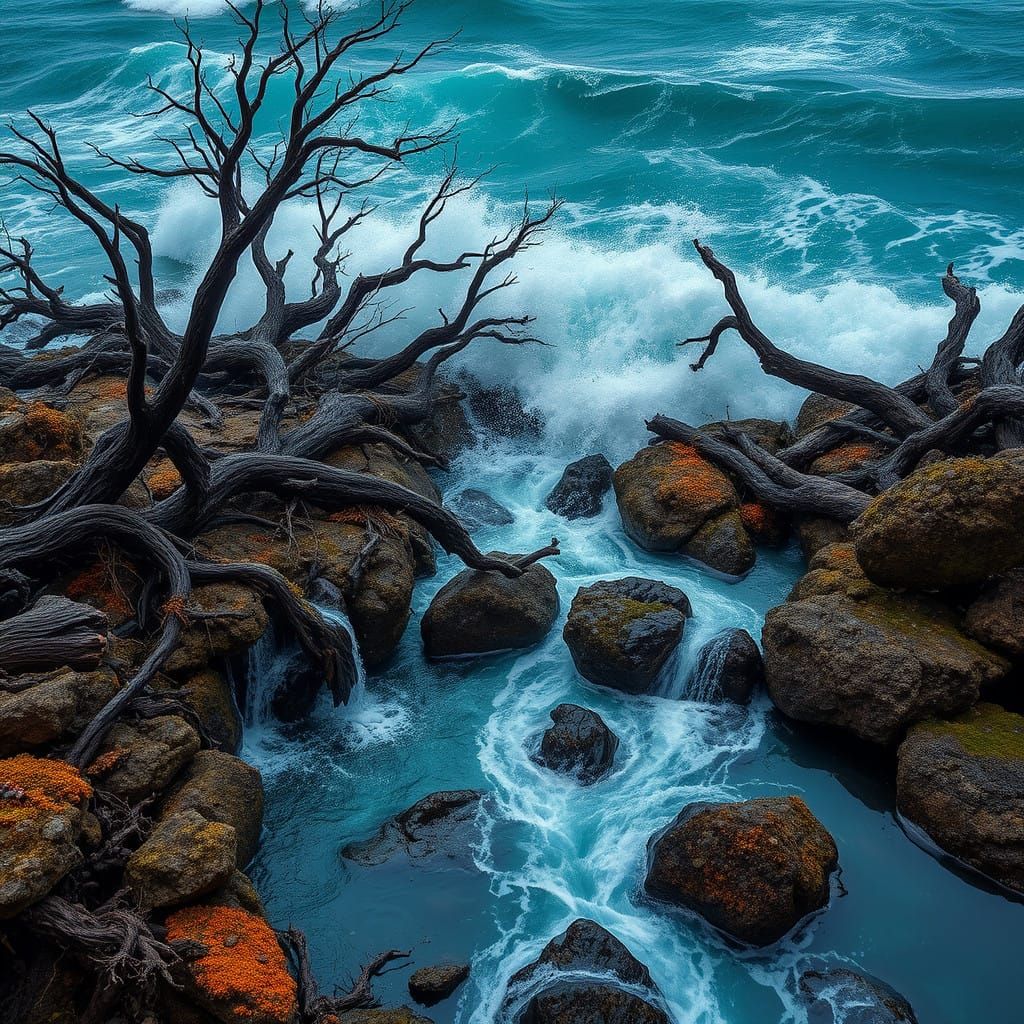 Epic Battle Between Earth and Ocean