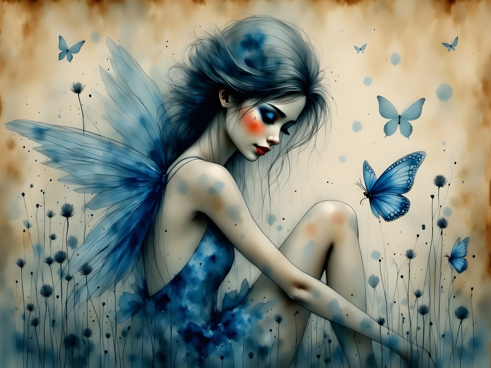Angel of Midnight Blue