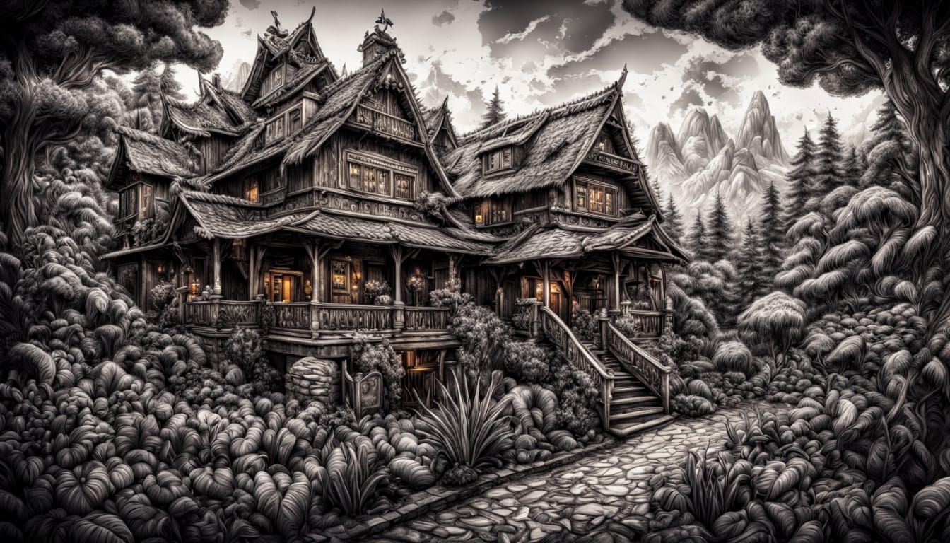 Intricate Hand Drawn Doodles in Hyperrealistic Style