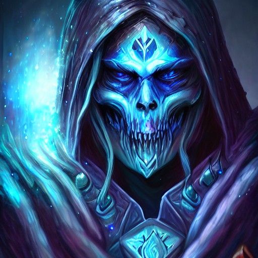 WoW Death Knight: Holographic Astral Cosmic Art