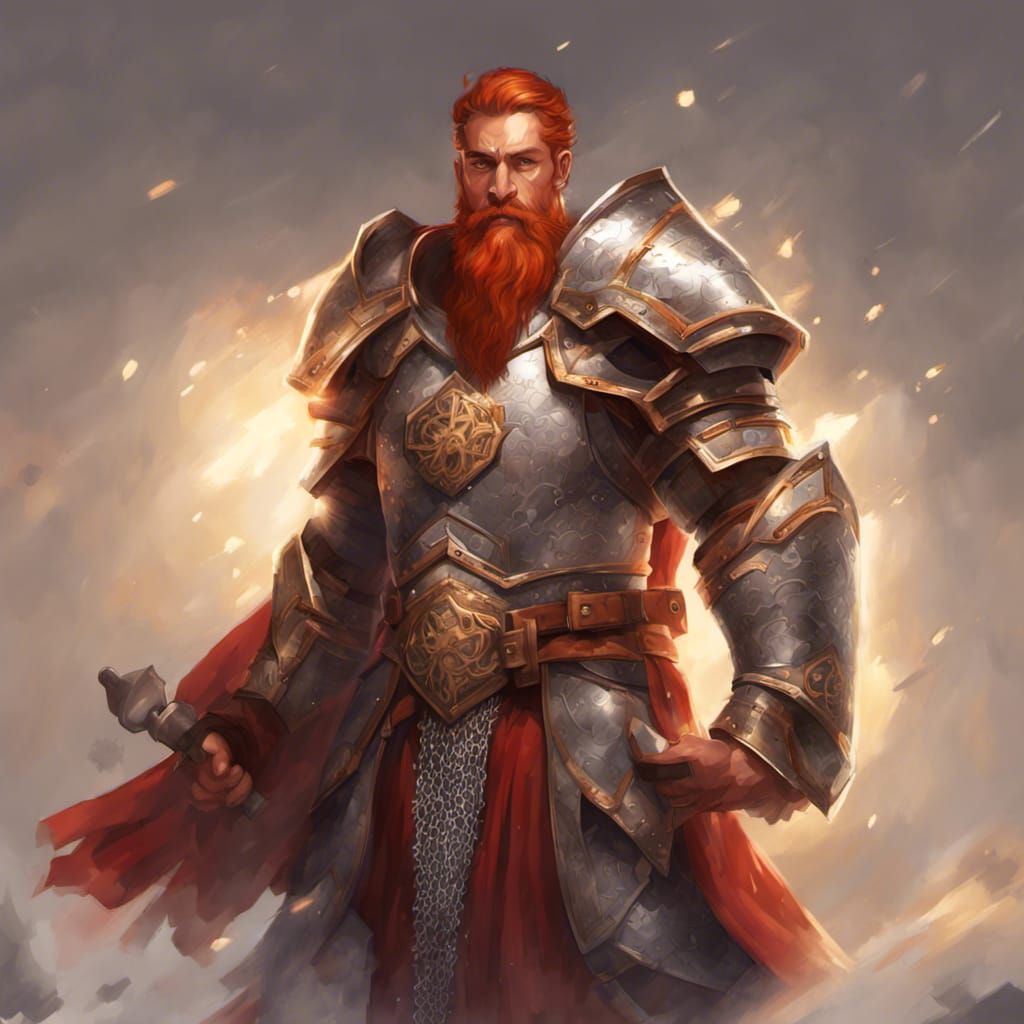 Noble Cleric in Shining Armor