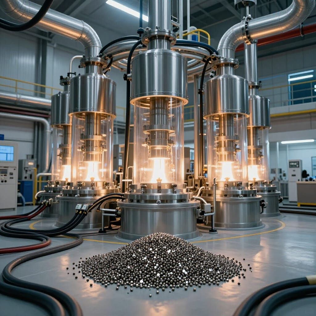 Futuristic Uranium Enrichment Facility in Ultra-High Resolut...