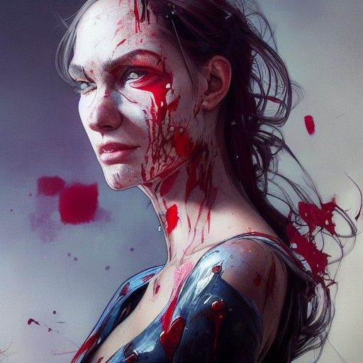 Suffering and Happiness: Detailed 8K Portrait