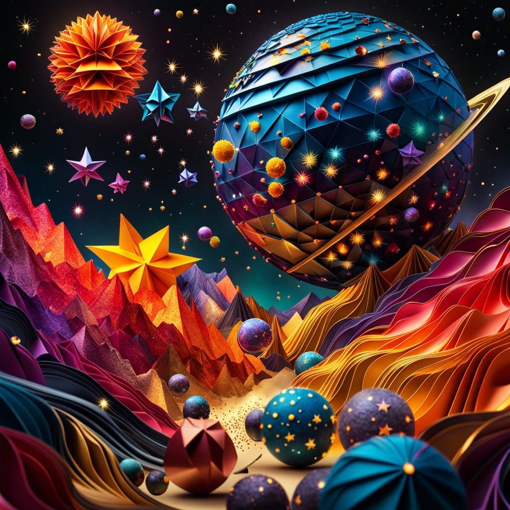 A WORLD MADE OF ORIGAMI : Inter-Origami Planetary