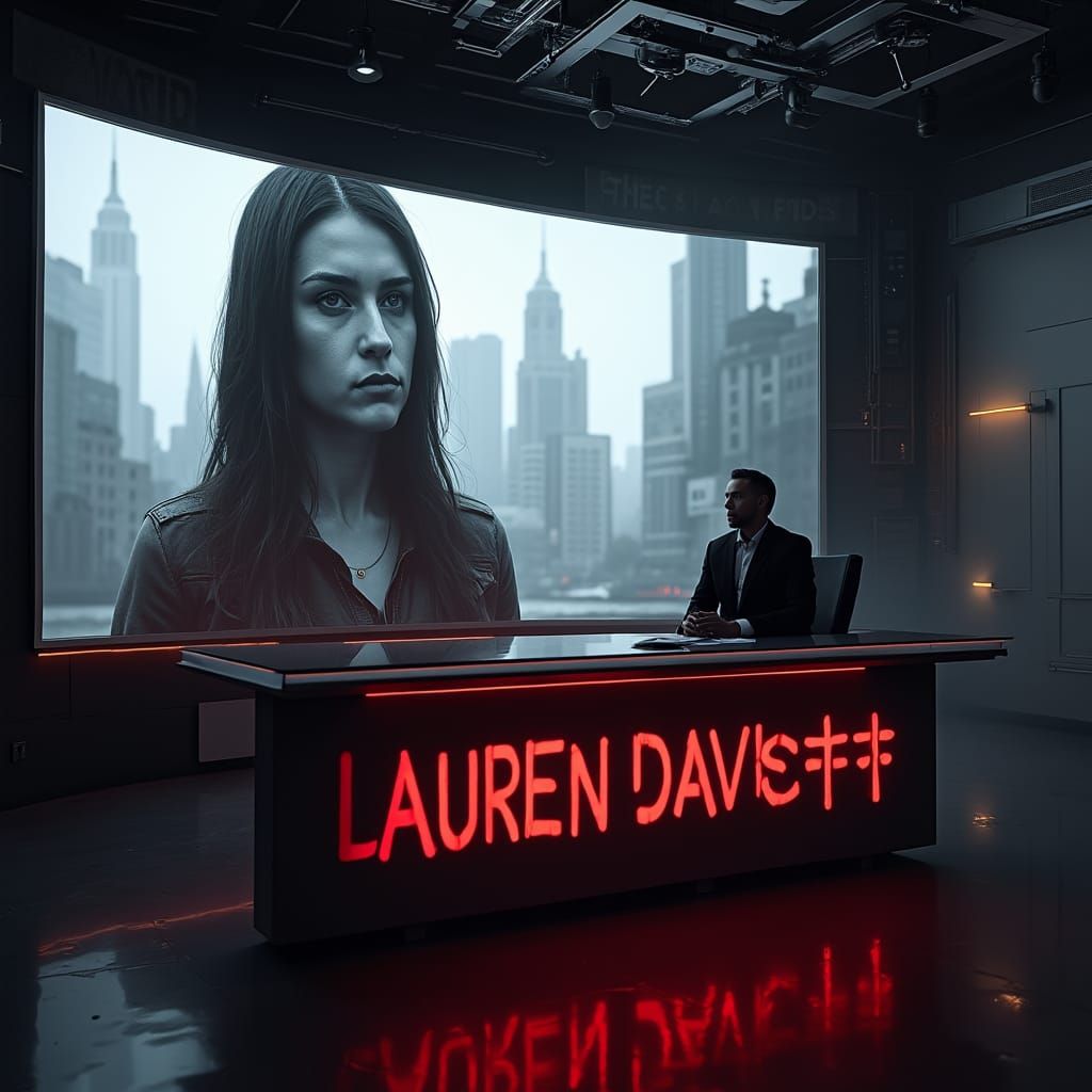 Dystopian News Report of Lauren Davis' Death