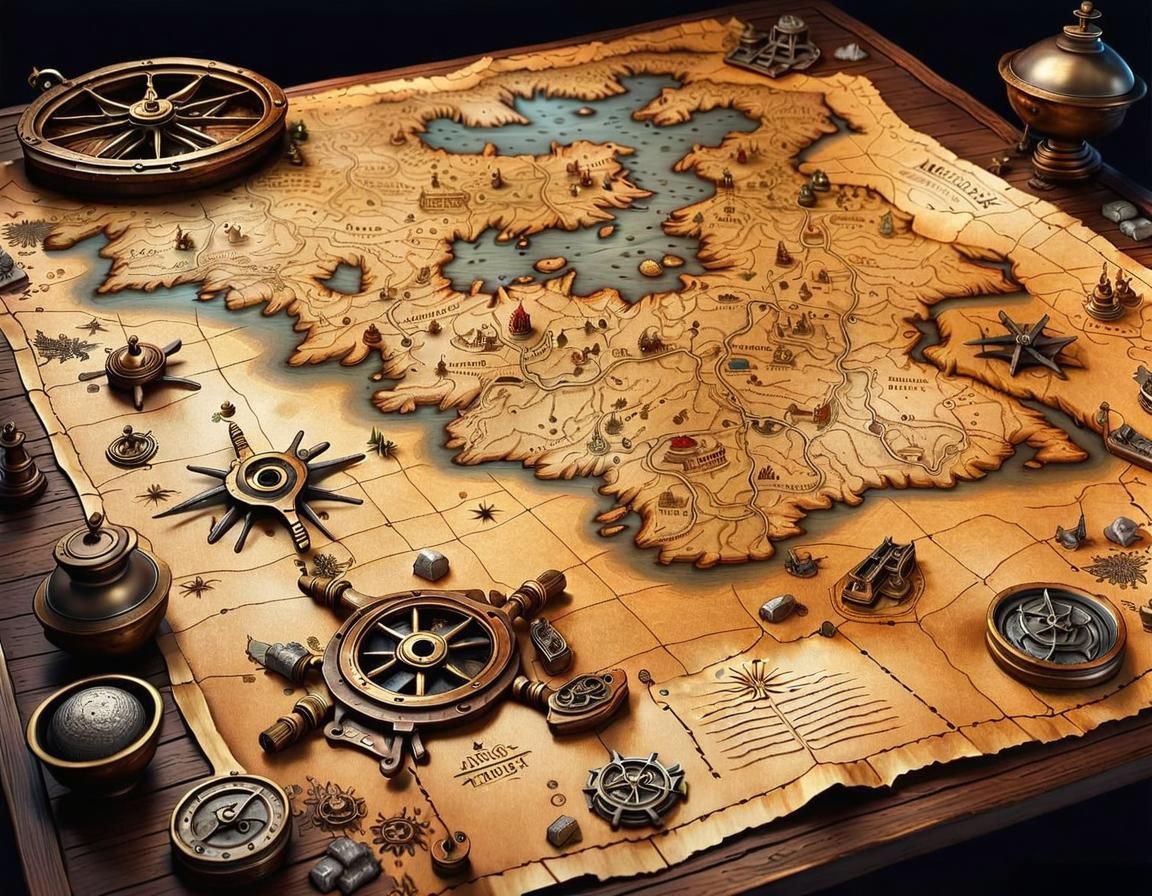 Ancient Trade Route Map