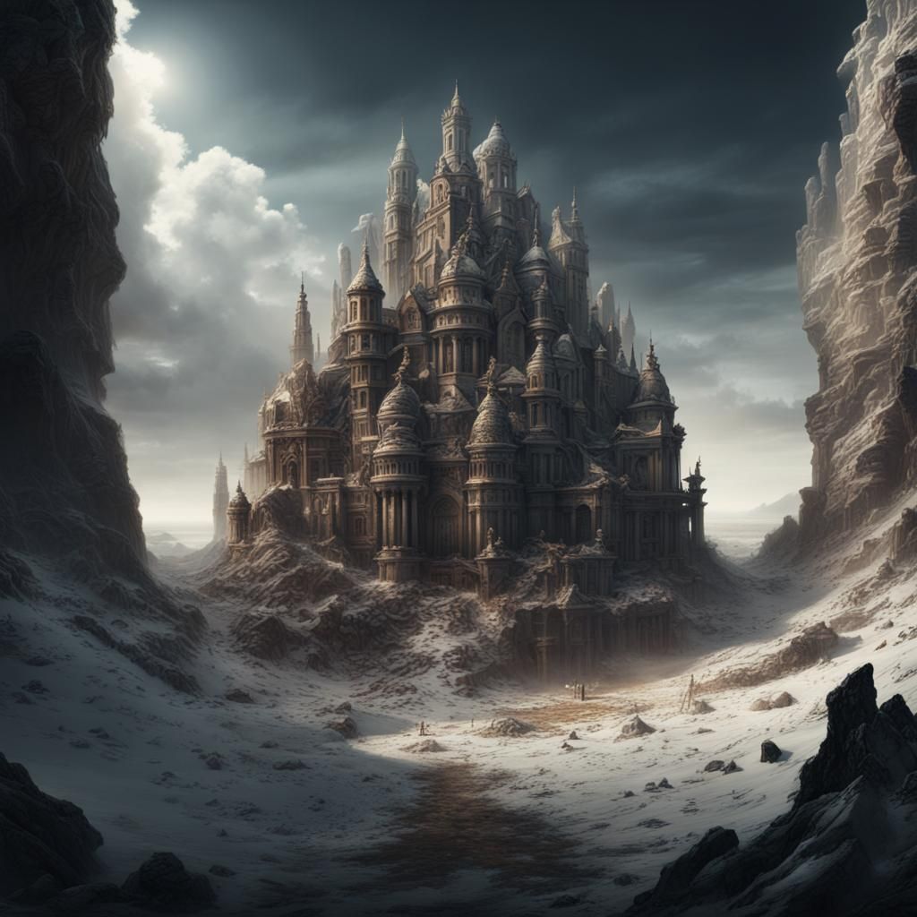 Epic Buried Myth: Digital Matte Painting