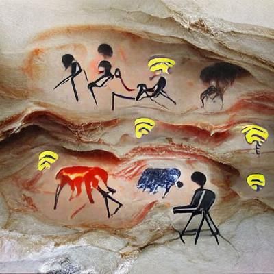 Futuristic Cave Painting: Anachronistic Art