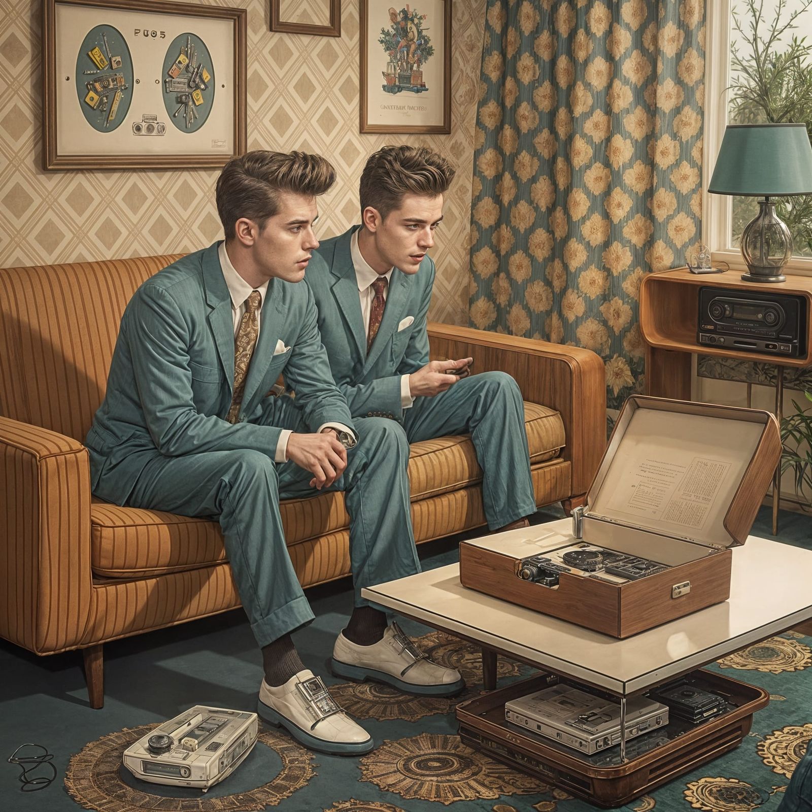 Mid-Century Nostalgia Meets Futuristic Design in Retro-Futur...