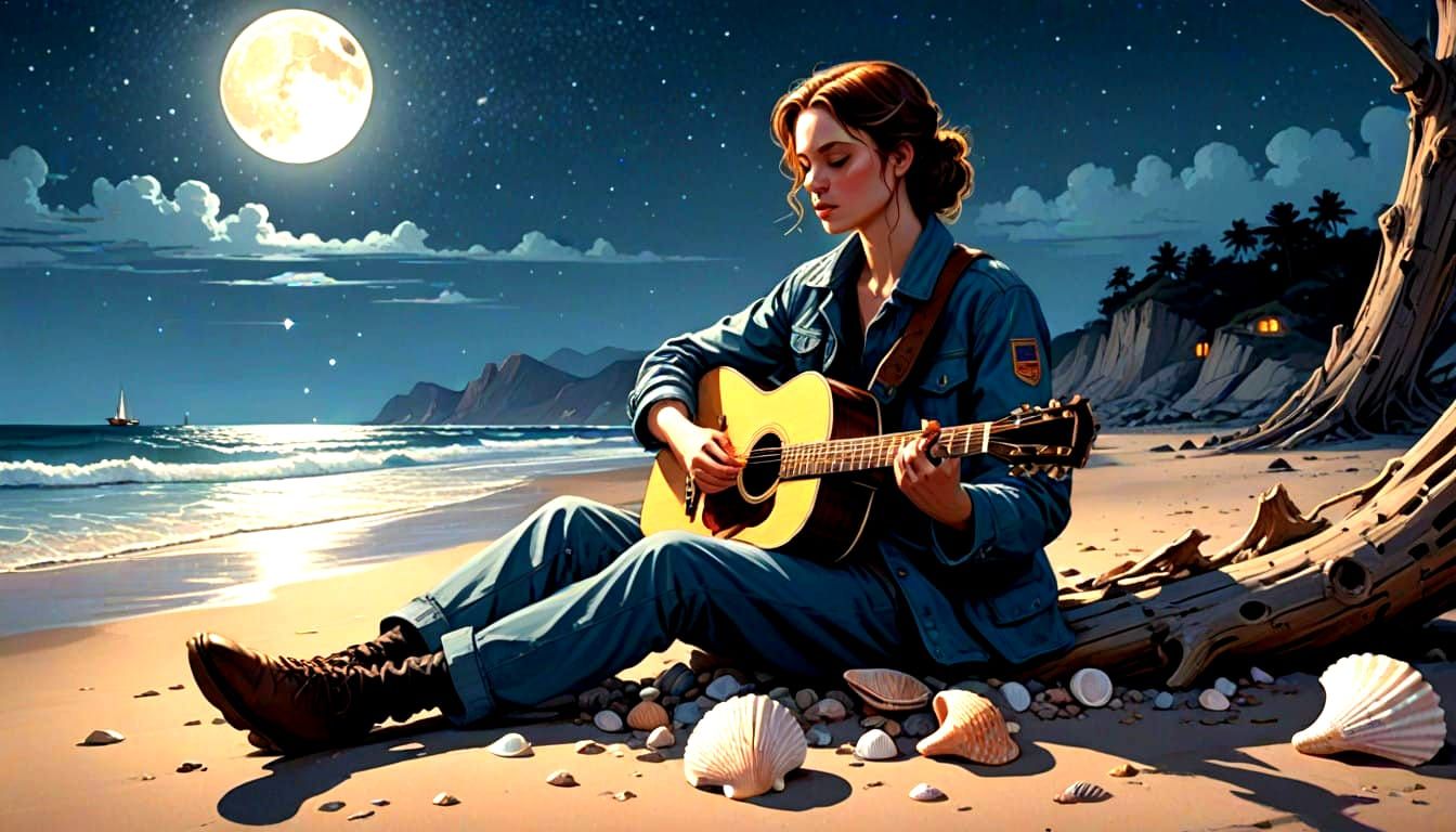 Romantic Serenade under Moonlight