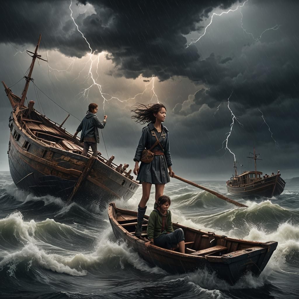 Perilous Rescue at Sea During Storm