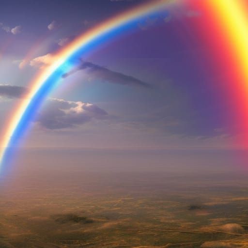 Radiant Prism Sun Creates Rainbow Light