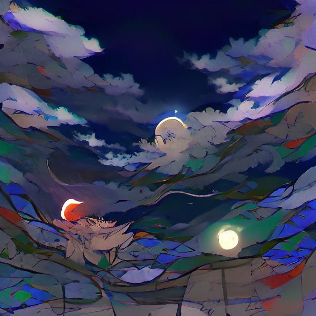 Changing Moon Landscape