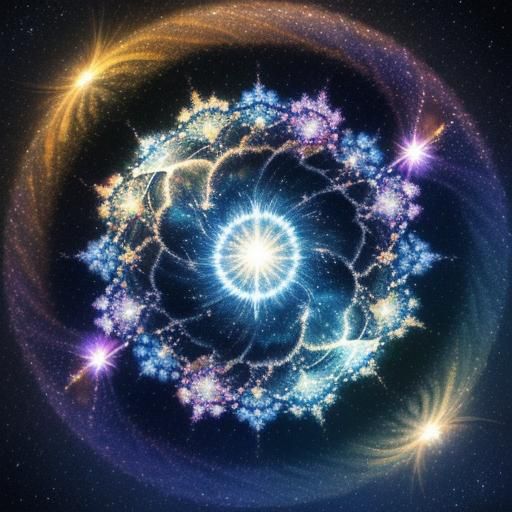 Jeweled Sky: Hyperreal Night Scene in 8K