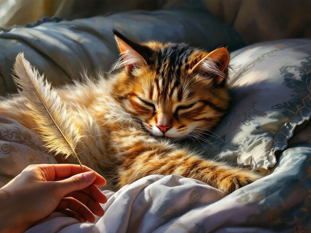 Regal Defiance - A Photorealistic Mixed-Media Masterpiece