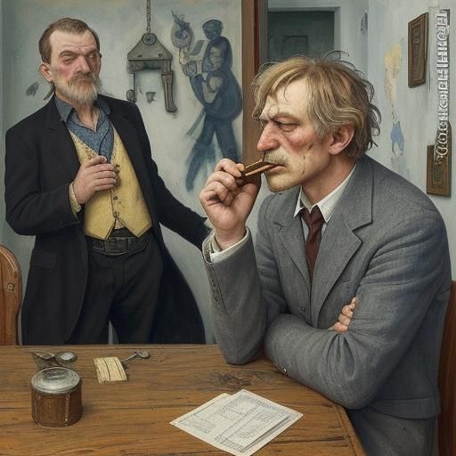 Locksmith Vasya's Divorce: An Expressionist Portrait